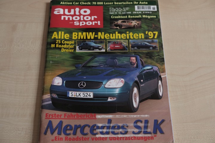Mercedes SLK R170, Baujahr 1996 bis 2004 ▻ Technische Daten zu allen  Motorisierungen - AUTO MOTOR UND SPORT