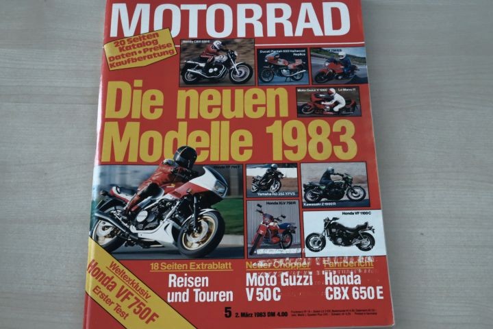 Deckblatt Motorrad (05/1983)