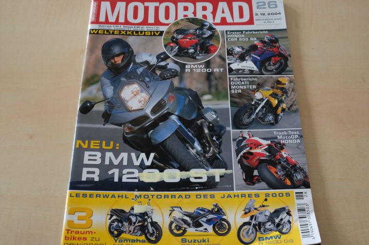 Deckblatt Motorrad (26/2004)