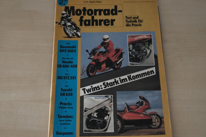 Motorradfahrer 02/1989