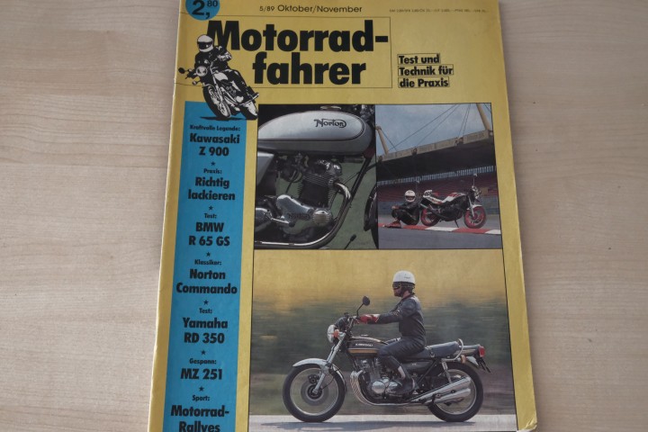 Motorradfahrer 05/1989