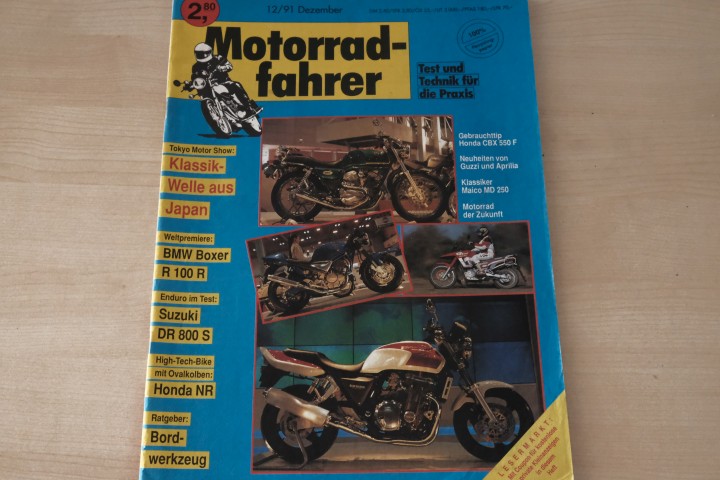 Motorradfahrer 12/1991