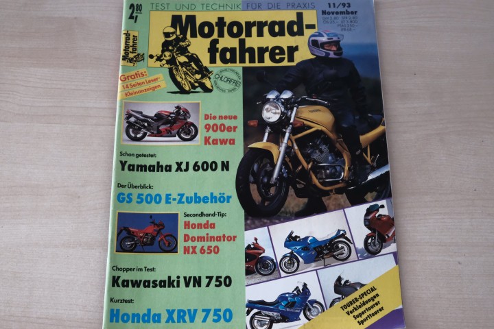 Motorradfahrer 11/1993