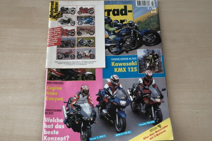 Deckblatt Motorradfahrer (07/1998)