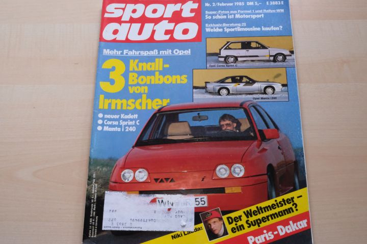 Sport Auto 02/1985